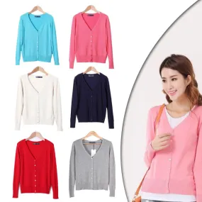 Cuddle Cardigans Long Sleeves Button Down Style In Plus Sizes Too