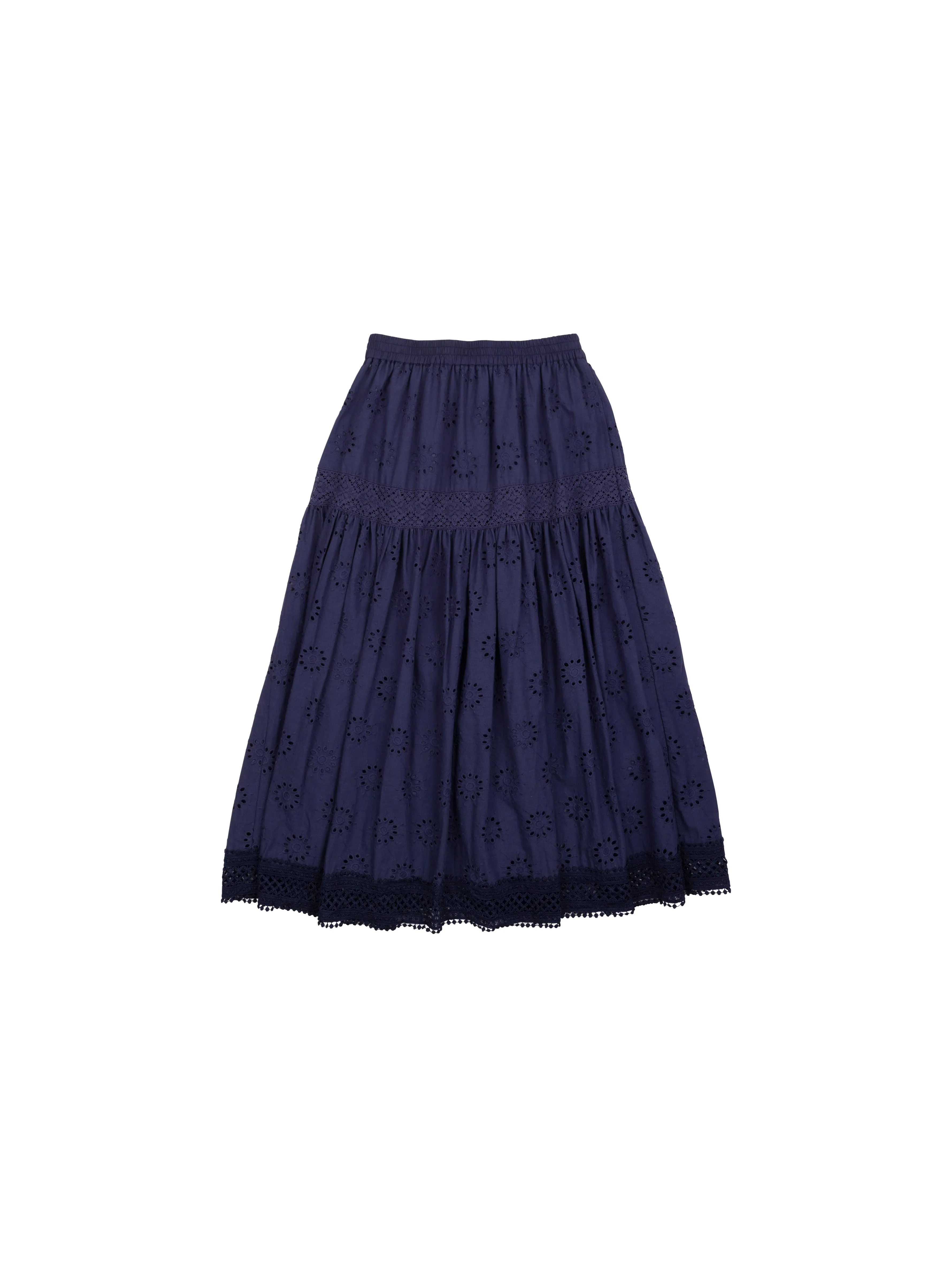 NORAH SUE Cotton Lace Skirt
